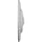 Ekena Millwork Lyon Ceiling Medallion (Fits Canopies up to 3 5/8"), 23 1/2"OD x 3 1/4"P, Ultra Pure White CM23LYUWF - alternate 2